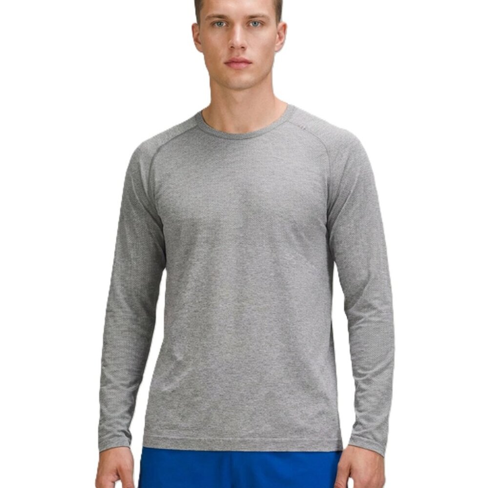 NWT LULULEMON Mens Metal Vent Long Sleeve Slate Grey Size XXL $88 Retail